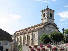 De kerk van Les Avenières