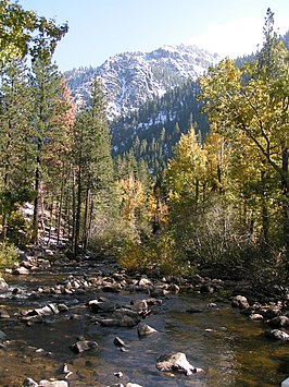 West Fork van de Carson in de Sierra Nevada