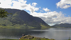 De noordelijke zijde van Crummock Water