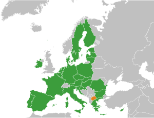 Nordmazedonien und die EU in Europa