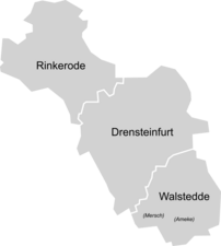 Ortsteile van Drensteinfurt