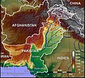 Topographie Pakistans von BishkekRocks