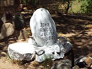 Tombstone on the grave of John Ringo