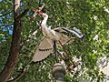 Storch auf der Brunnenspitze