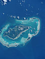 Satellitenbild von Raivavae