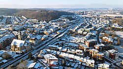 Aerial view of Schifflange