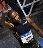 Tyrone Smith Rang siebzehn mit 7,72 m