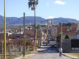 Calvillo – Ortsansicht mit Santuario de Nuestra Señora de Guadalupe