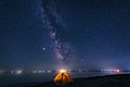 Lake Syvash at night, Kherson