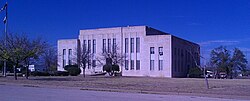 The Knox County Courthouse in Benjamin.