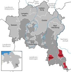 Braunlage – Mappa