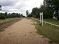 Looking north on the platform