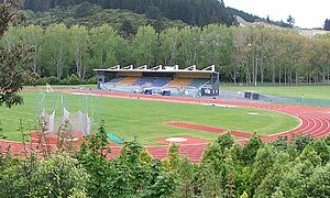 Ansicht mit Blick auf die Tribüne