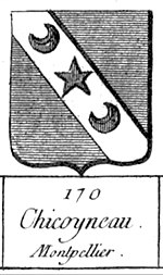 Familienwappen Chicoyneau (de Lavalette)