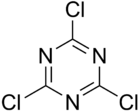 Strukturformel von Cyanurchlorid