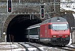 Gotthardtunnel mit Portal