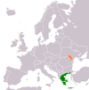 Location map for Greece and Moldova.