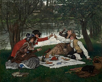 James Tissot: La Partie carrée de