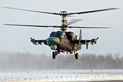 Bir Ka-52 havadayken