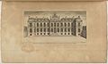 Elevation de la façade de l'Hôtel Pussort du côté du Jardin, du dessein du Sr. Marot. BnF RES-V-371 092r-f193 source file