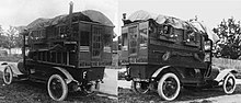 1912, "Camper" met 11 personen wint de rally Posen (Polen) -San Sebastian (Spanje) (3500 kilometer in 7 dagen), ook kreeg het voertuig met zijn bloembakken de Prix de l'Elegance.