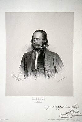 Litho van Leopold Ernst (1855)