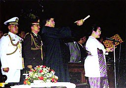 Inauguration of Megawati Sukarnoputri, 2001