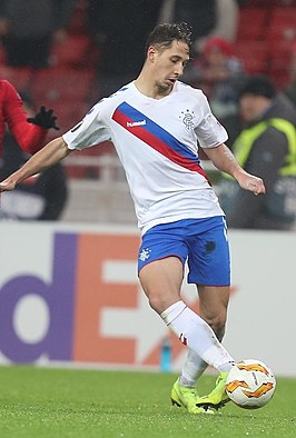 Katić in 2018 als speler van Rangers