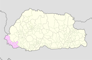 Location of Dungtoe Gewog