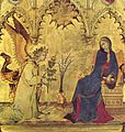 Simone Martini, Lippo Memmi: Verkündigung; Uffizien, Florenz