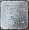 Stolperstein für Blondina Mann