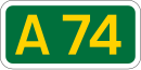 A74 road