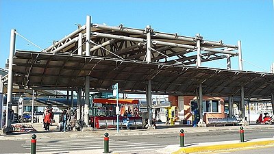 The main station buildings, December 2007