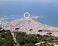 La posizione del castello dal monte Erice.