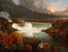 Thomas Cole - Niagara Şelalelerinin uzaktan görünümü, 1830 - Şikago Sanat Enstitüsü