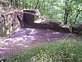 Gebäudereste im Zentrum der Ruine