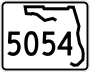 State Road 5054 marker