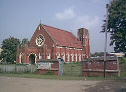 Eine Kirche in Jamalpur