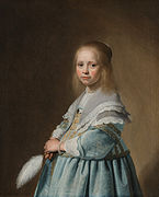 Johannes Cornelisz. Verspronck: Mädchen in Blau, 1641