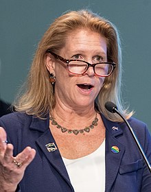 Lori Glaze at a naming ceremony for 2014 MU69