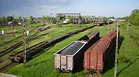 Stacja kolejowa Małaszewicze – tzw. suchy port przeładunkowy (maj 2008)