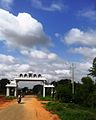 The village gate