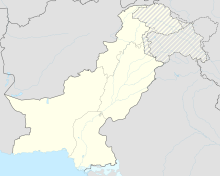 Gucranvala'nin Pencab, Pakistan'da konumu
