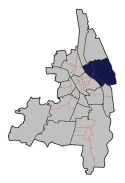 Lage des Planungsraums Lechhausen in Augsburg