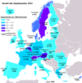 Asylbewerber in Europa 2012