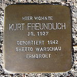 Stolperstein für Kurt Freundlich