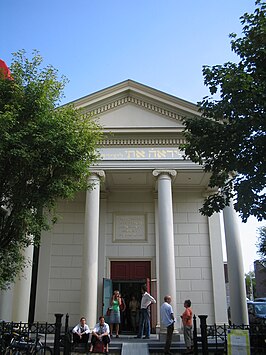 Voorgevel synagoge aan de Koornmarkt