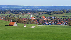 Unterthingau seen from the southwest