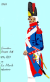 Grenadier des 77e régiment d’infanterie de ligne 1791
