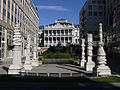 Säulen auf dem Theodor-Herzl-Platz, 1973/74, Wien